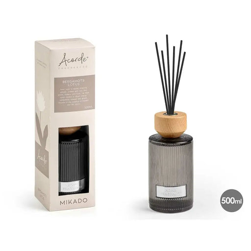 Perfume Sticks Acorde BERGAMOTS LOTUS 500 ml (6 Units) - Почистване Прахосмукачки И Гладене<<<Дом