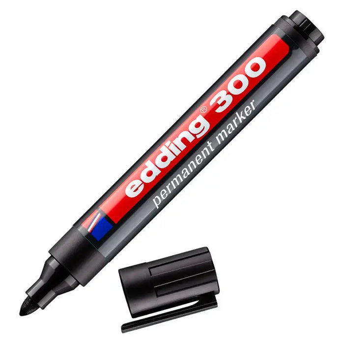 PERMANENT MARKER BLACK 300/1 EDDING - Маркери креди и други<<<Ръчни инструменти<<<Инструменти и