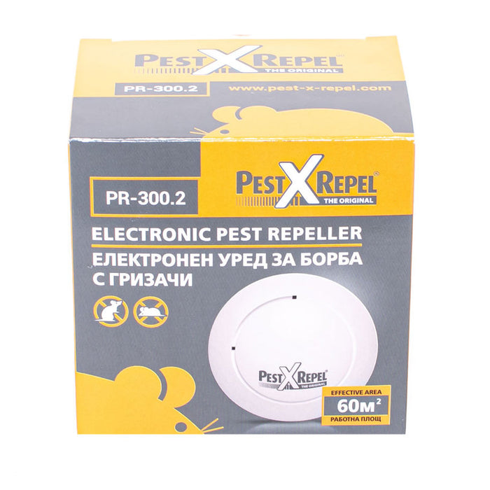 PEST-X-REPEL ULTRASONIC ELECTRONIC RODENT REPELLENT DEVICE