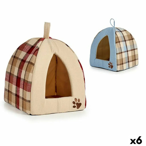 Pet bed Mascow 33 x 45 x 33 cm Squared (6 Units) - Домашни Животни<<<Дом Градина<<<BigBuy&&&Къщички и легълца<<<Домашни