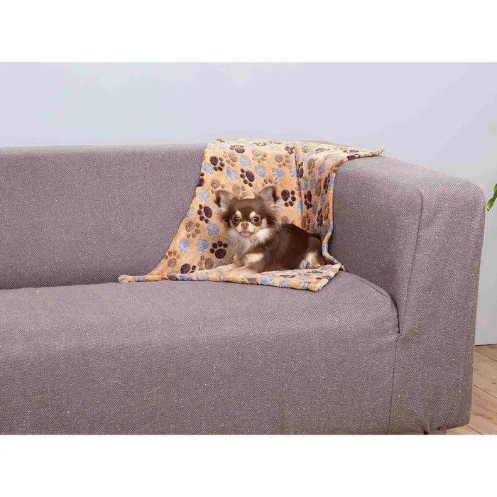 Pet blanket Trixie Laslo Beige 75 × 50 cm - Домашни Животни<<<Дом Градина<<<BigBuy&&&Къщички и легълца<<<Домашни
