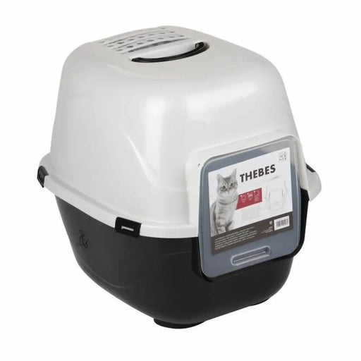Pet carrier MPETS 62 x 53 x 58 cm White White/Black Plastic - Домашни Животни<<<Дом Градина<<<BigBuy&&&Пътуване и