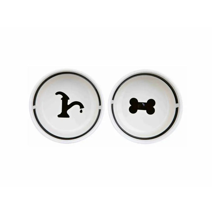 Pet feeding dish Trixie 24640 Double - Домашни Животни<<<Дом Градина<<<BigBuy&&&Купички за храна и вода<<<Домашни