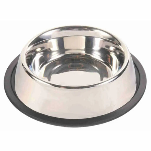 Pet feeding dish Trixie 24853 Black/Silver Stainless steel - Домашни Животни<<<Дом Градина<<<BigBuy&&&Купички за храна