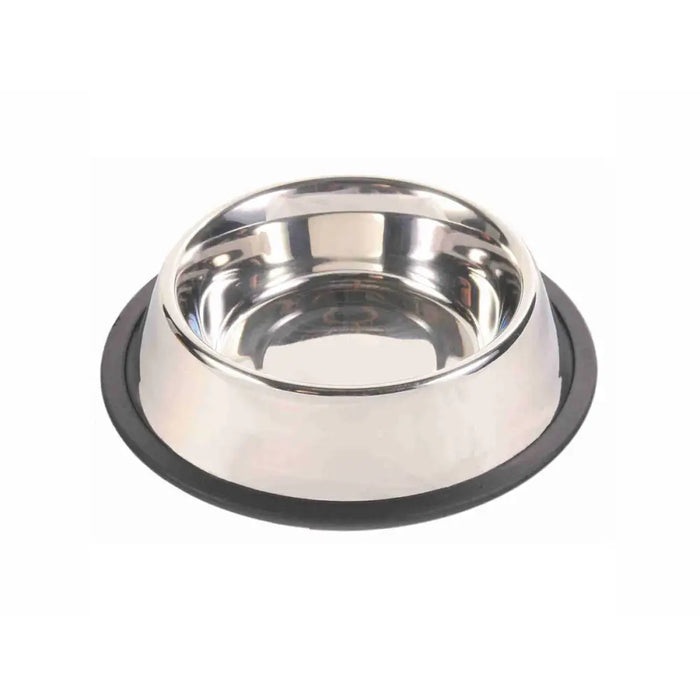 Pet feeding dish Trixie 24853 Black/Silver Stainless steel - Домашни Животни<<<Дом Градина<<<BigBuy&&&Купички за храна