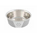 Pet feeding dish Trixie Blue White Grey Silicone Stainless steel 750 ml 0,75 L - Домашни Животни<<<Дом