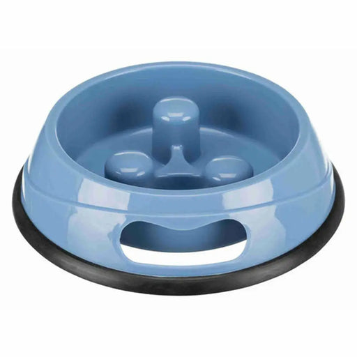 Pet feeding dish Trixie Slow Feed 900 ml 0,9 l Blue Green Natural rubber Plastic - Домашни Животни<<<Дом
