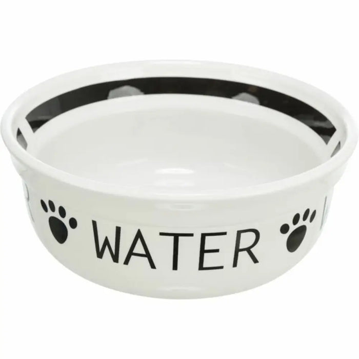 Pet feeding dish Trixie White Black 1,6 L - Домашни Животни<<<Дом Градина<<<BigBuy&&&Купички за храна и вода<<<Домашни