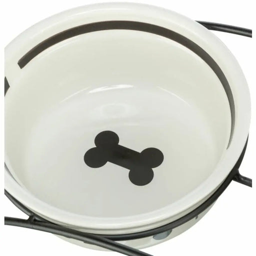 Pet feeding dish Trixie White Black 1,6 L - Домашни Животни<<<Дом Градина<<<BigBuy&&&Купички за храна и вода<<<Домашни