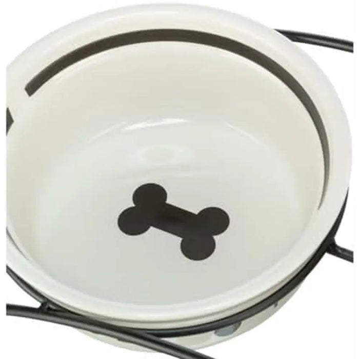 Pet feeding dish Trixie White Black 2,6 L - Домашни Животни<<<Дом Градина<<<BigBuy&&&Купички за храна и вода<<<Домашни