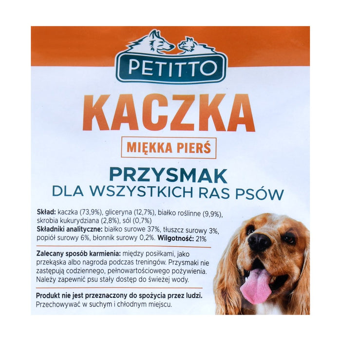 PETITTO Soft duck breast - dog treat - 500 g