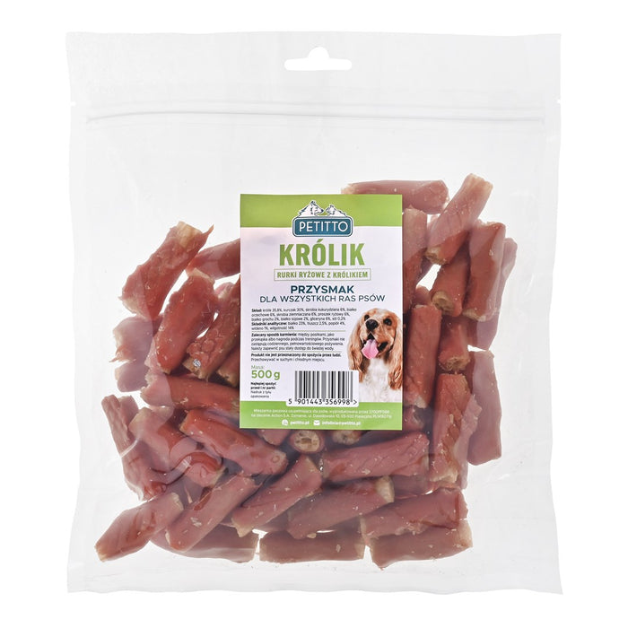 PETITTO Sticks with rabbit - dog treat - 500g