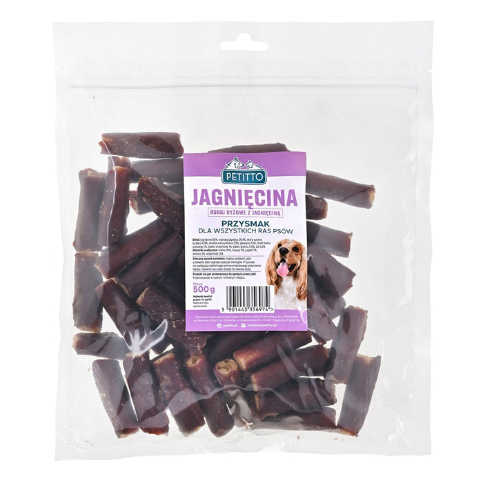 PETITTO Sticks with lamb - dog treat - 500g