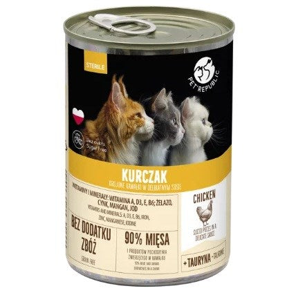 PETREPUBLIC Sterile Chicken - wet cat food - 400g