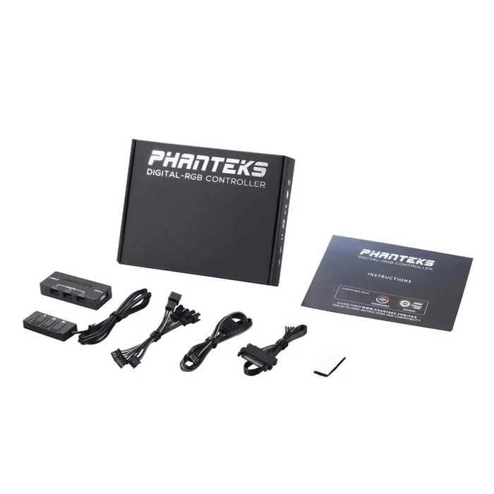 Phanteks PH-CTHUB_DRGB_01 LED lighting controller Black - Контролери за вентилатори<<<Компютърни компоненти<<<ValiAPI