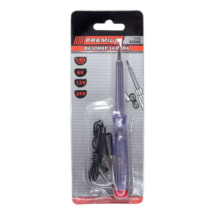 PHASEMETER FOR CAR 6V-12V-24V PRE AUTOMOTIVE VOLTAGE TESTER PREMIUM 6V-12V-24V - Измервателни