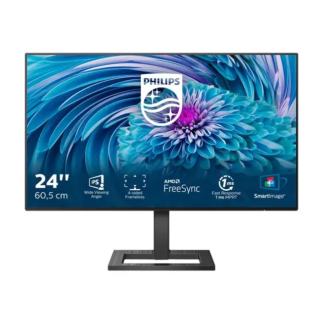 PHILIPS 242E2FA/00 23.8inch IPS FHD 1920x1080 16:9 300cd/m2 1000:1 4ms E Line HDMI DP DVI-D - Бизнес