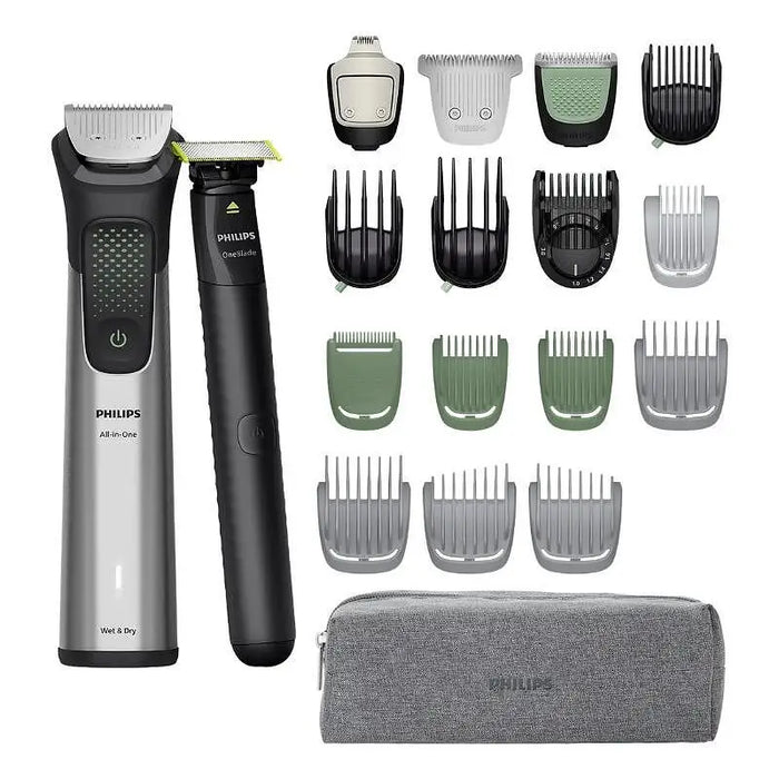 PHILIPS All-in-One Trimmer series 9000 + One Blade - Тримери за лице и тяло / One Blade<<<Грижа за тялото<<<Уреди за
