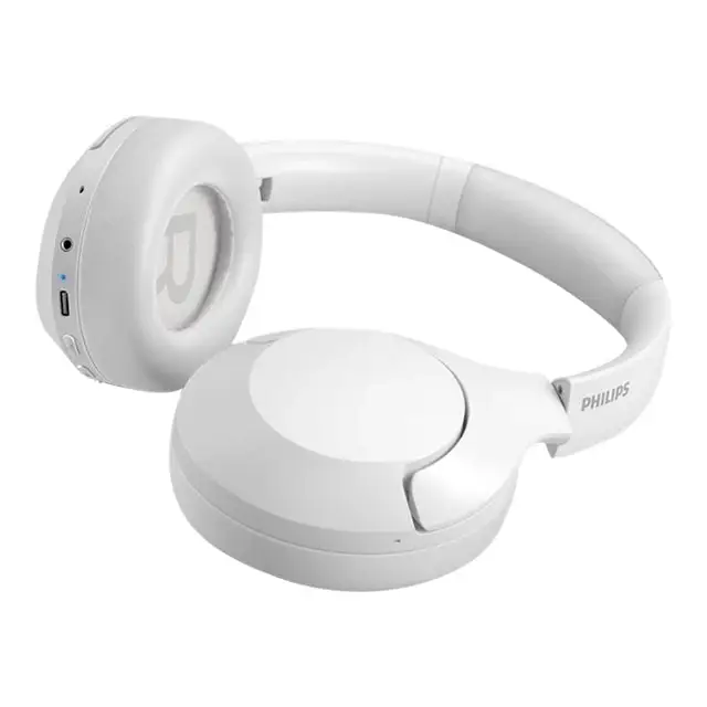 PHILIPS Bluetooth over-ear ANC white Up to 60 hours playback time 40 mm membranes - Слушалки<<<Слушалки и