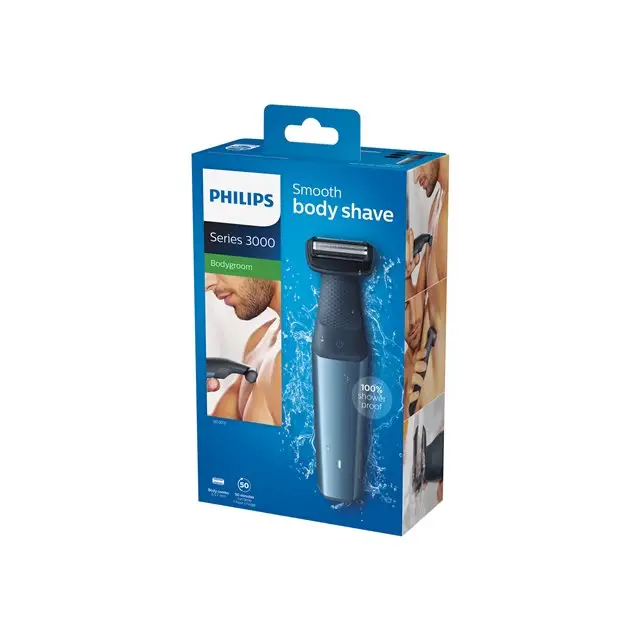 Philips Bodygroom series 3000 Waterproof body trimmer skin-friendly razor - Тримери за лице и тяло / One Blade<<<Грижа