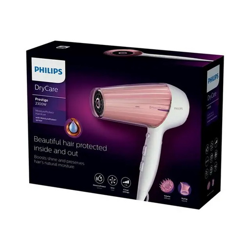 Philips DryCare HP8281/00 hair dryer 2300 W Pink White - Сешоари<<<Грижа за косата<<<Уреди за личнa