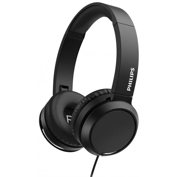 PHILIPS Headphones with mic black 32mm speaker drivers for powerful and dynamic sound - Слушалки<<<Слушалки и