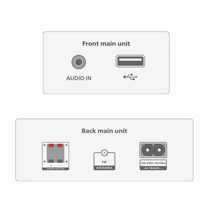 PHILIPS Micro music system TAM3205 Bluetooth CD MP3-CD USB FM 18 W - Цифрови AV системи<<<Аудио и Видео системи<<<Аудио