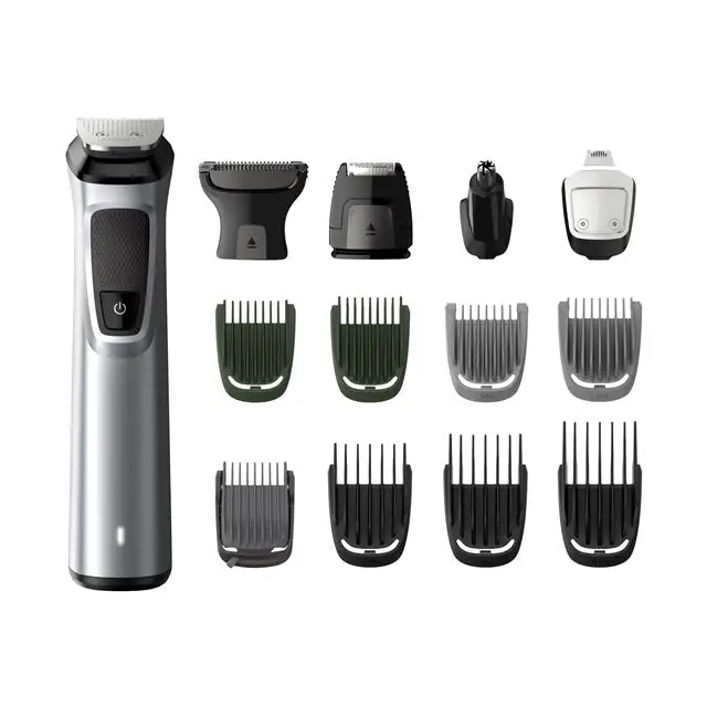 PHILIPS MultiGroom series 7000 14-in-1 Face Hair and Body (B) - Тримери за лице и тяло / One Blade<<<Грижа за