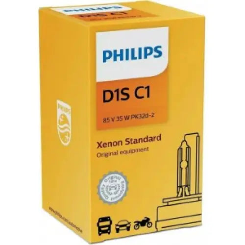 PHILIPS STANDART D1S 4200K 35W 85V CARTON BOX 1 PCS - КРУШКИ И СВЕТЛИНИ<<<MaxCar