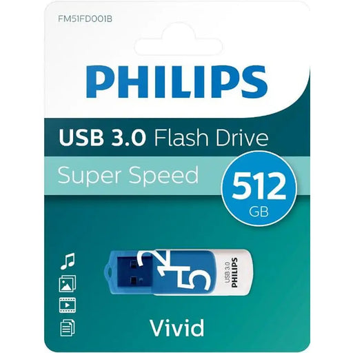 Philips USB 3.0 512GB Vivid Edition - USB флаш памети<<<Памети<<<MediaTrade