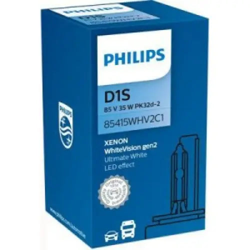 PHILIPS WHITEVISION GEN2 D1S 5000K 35W 85V CARTON BOX 1 PCS - АВТОАКСЕСОАРИ<<<MaxCar