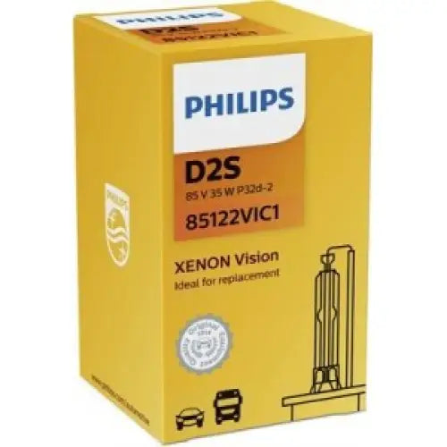 PHILIPS XENON VISION D2S 4400K 85W/35W 85V CARTON BOX 1 PCS - КРУШКИ И СВЕТЛИНИ<<<MaxCar