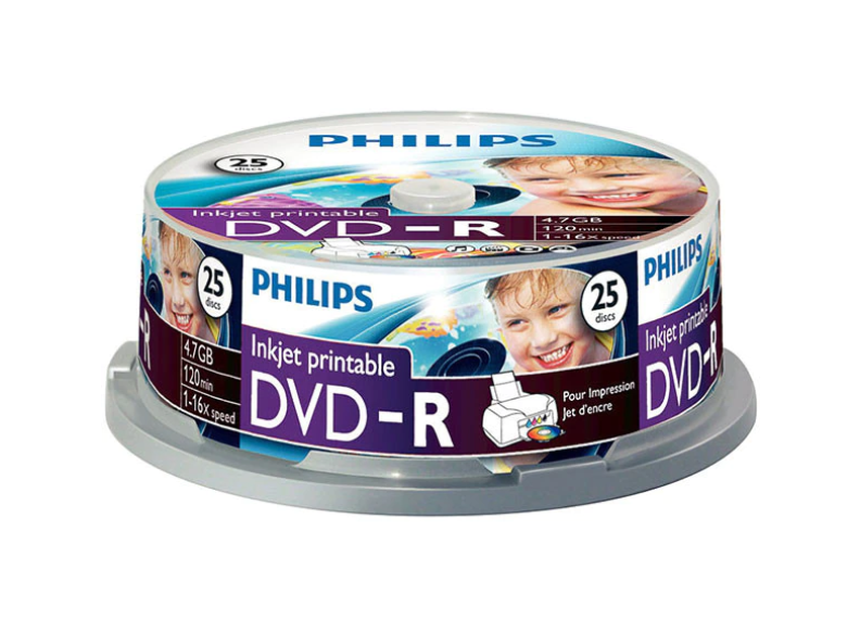 Philips DVD+R 4.7Gb./16X 25 pieces in a spindle