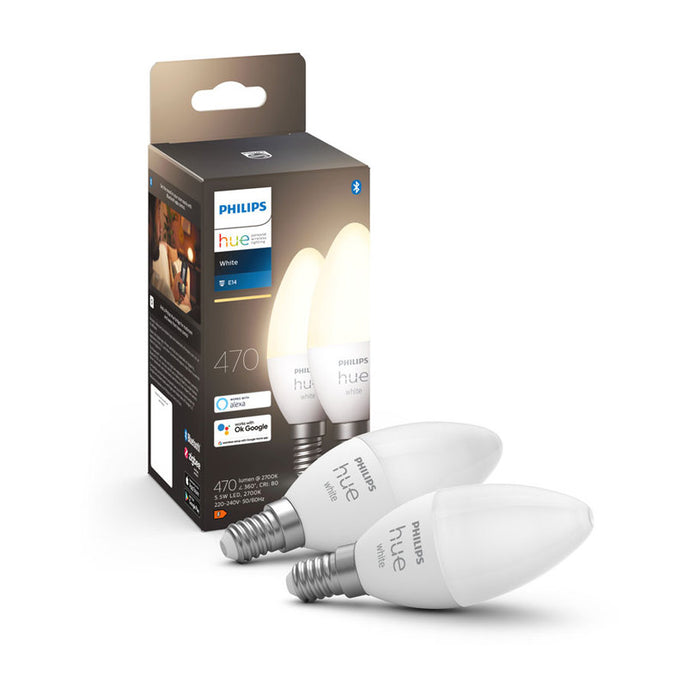 LED BULB E14 5.5W 2700K 2 PCS PHILIPS HUE