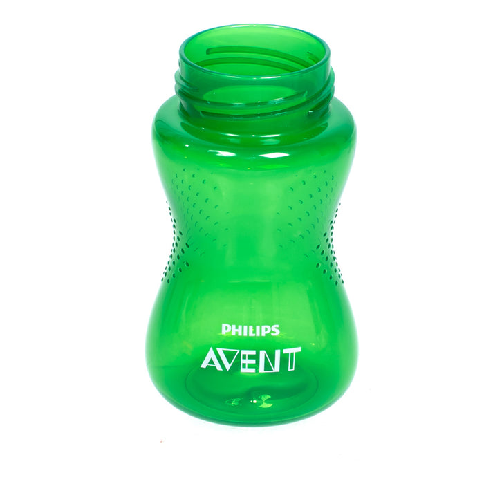 CUP WITH STRAW 300 ML GREEN 12 M + PHILIPS AVENT
