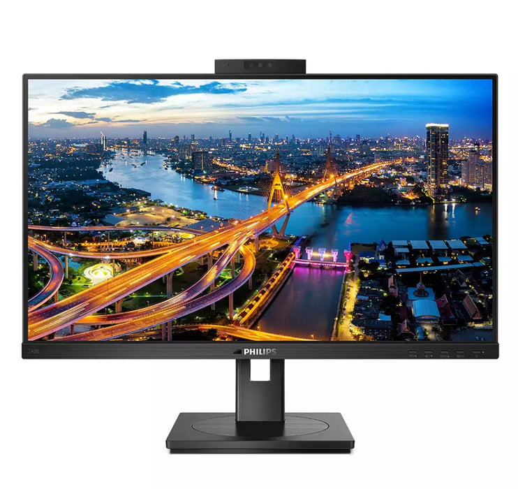 Philips 242B1H/00, 23.8" IPS WLED, 1920x1080@75Hz, 4GtG, 250cd/m2, 1000:1, DCR 50M:1, Adaptive Sync, FlickerFree, Low Blue Mode, 2Wx2, Tilt, Height Adjust, Pivot, Swivel, D-SUB, DVI, HDMI, DP, USB hub