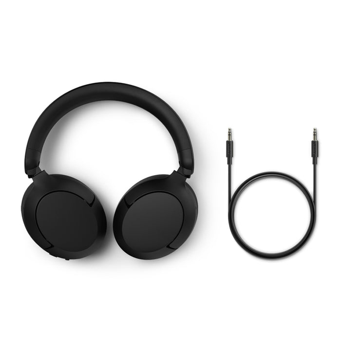 PHILIPS Bluetooth On-Ear headphones up to 80 hours playtime black