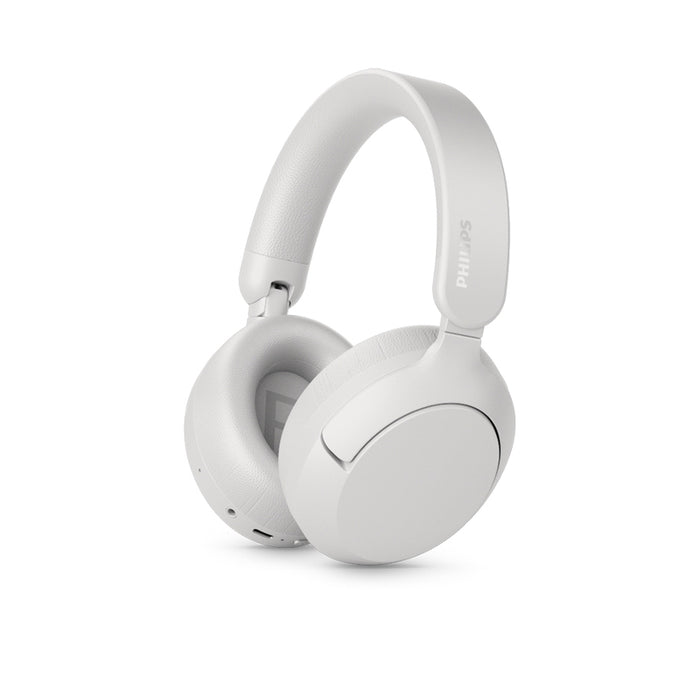 PHILIPS Bluetooth On-Ear headphones up to 80 hours playtime white