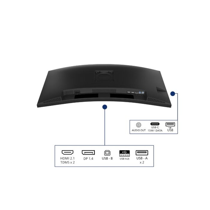 Philips 34B2N3500C, 34" Curved 1500R, VA, WLED, 3440x1440@120Hz, 4ms GtG, 350cd m/2, 3500:1, 50M:1 DCR, Adaptive Sync, FlickerFree, SoftBlue, 5Wx2, Tilt, Height Adjust, Swivel, 2xHDMI, DP, USB hub