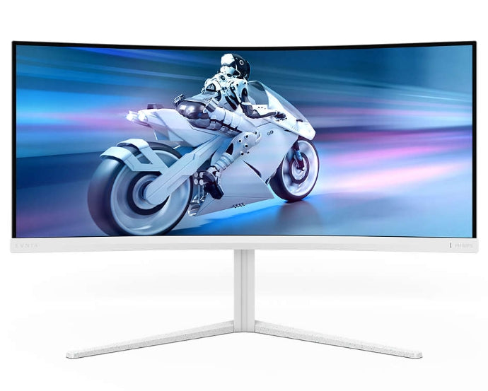 Philips 34M2C5501A, 34" Curved 1500R VA WLED, 3440x1440@180Hz, 1ms GtG, 0.3ms MPRT, 350cd m/2, 3000:1, Mega Infinity DCR, Adaptive Sync, FlickerFree, 5Wx2, Tilt, Height Adjust, Swivel, 2xHDMI, DP, USB hub