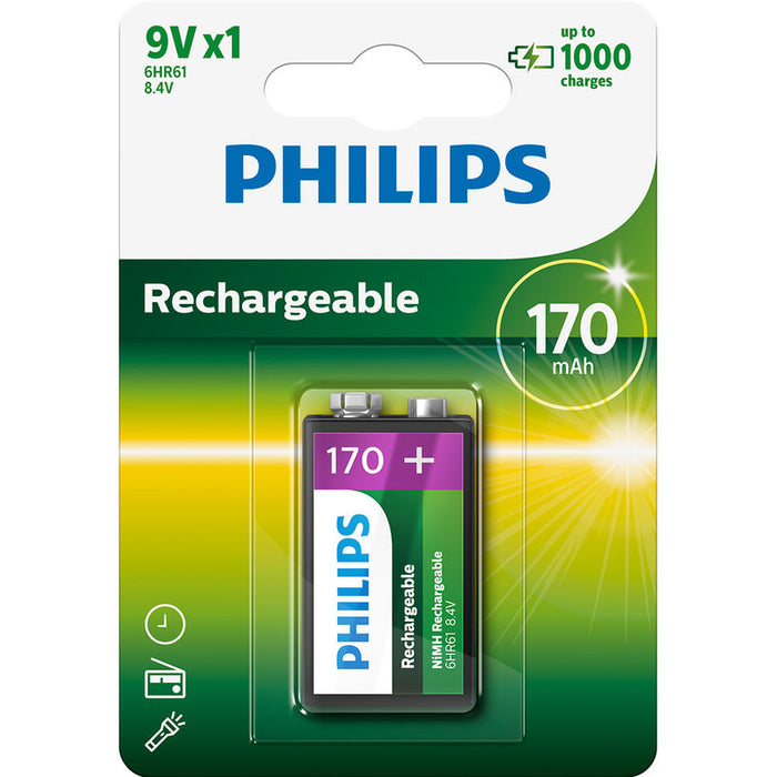 BATTERY PHILIPS 9V 9VB1A17/10 170mAh