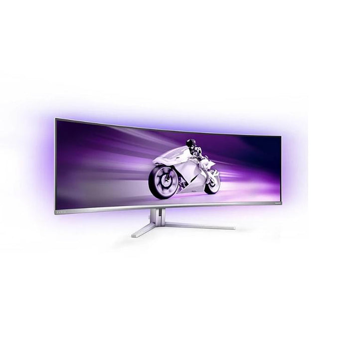 Philips 49M2C8900L, 48.9" QD-OLED Curved 1800R, 5120x1440@144Hz, 0.03 GtG, 1000cd m/2, 1.000.000:1, Mega Infinity DCR, Adaptive Sync, FlickerFree, Blue Light Soft., 7.5Wx4+DTS, Tilt, Height Adjust, Swivel, 2xHDMI, DP, USB hub
