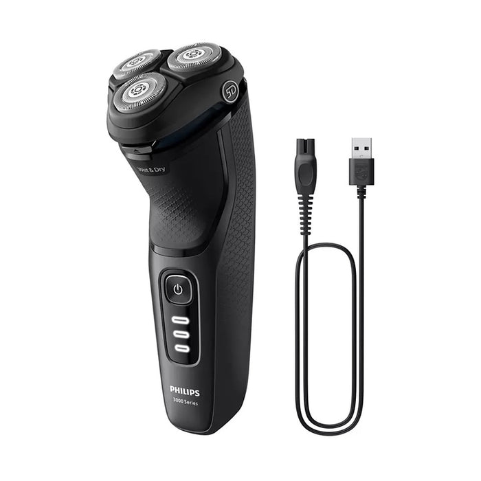 Shaver PHILIPS SERIES 3000 S3244/12 WATER RESISTANT, BLACK