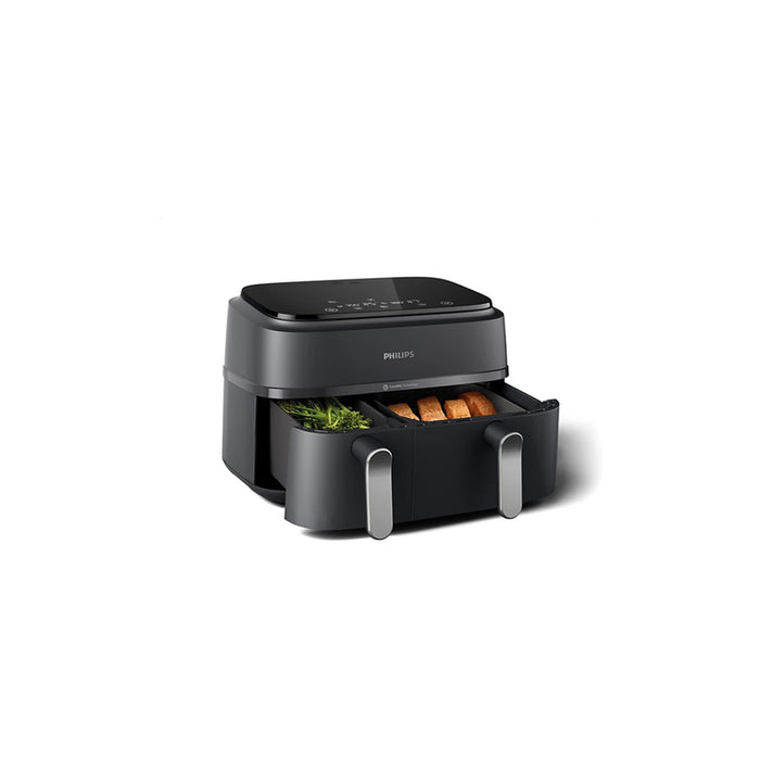 Philips Airfryer 3000 Series Dual Basket NA35200, 9L Black EU