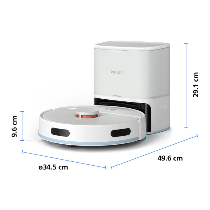 ROBOT VACUUM CLEANER PHILIPS XU2100/25 MOP CLEANING, MAPPING