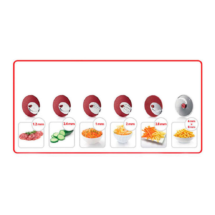 SALAD MAKER PHILIPS HR1388/80 WHITE, BLACK AND RED, 200 W