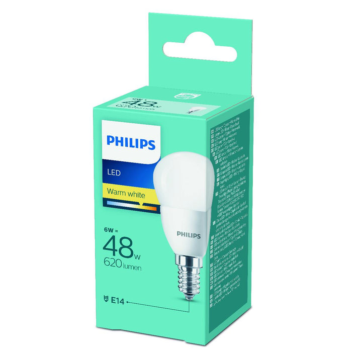 LED BULB PHILIPS E14 6W 2700K 620LM P45