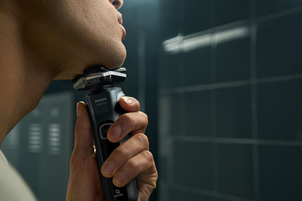Philips SHAVER Series 5000 S5884/50 men's shaver Rotation shaver Trimmer Black, Green