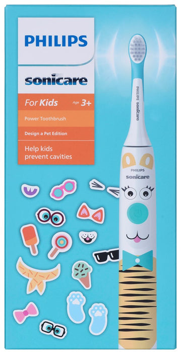 Philips Electric Toothbrush Sonicare for Kids HX3601/01 Pet Edition White/Yellow EU