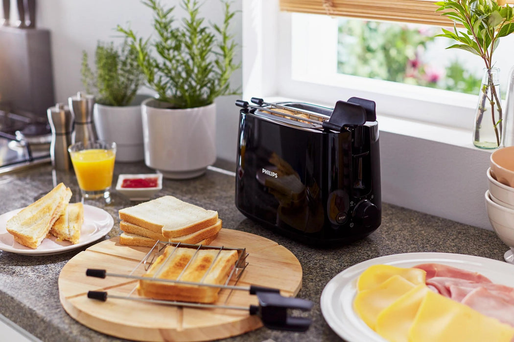 Philips Daily Collection HD2583/90 Toaster 600 W Black